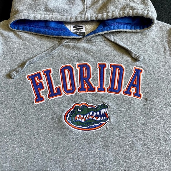 Stadium Athletics Florida Gators Men’s Gray Hoodie Sweater Embroidered Size M - Picture 2 of 6